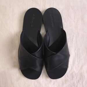 Everlane The Day Crossover Sandal - Black/ Size 10